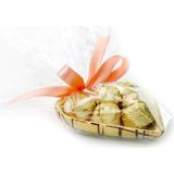 Nin Chocolate Fildişi Figür Tabanlı Altın Elmas Çikolata - 1 Adet