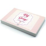 Nin Chocolate Kız Bebek Çikolatası 162 Adet Napoliten Çikolata Pembe Çizgili