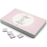 Nin Chocolate Kız Bebek Çikolatası 162 Adet Napoliten Çikolata Pembe Kedi - 1 Adet
