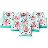 Nin Chocolate Kız Bebek Çikolatası Dökme Bebek Çikolatası Yaldızlı Mavi 170 Adet Madlen