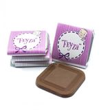 Nin Chocolate Mor Kurdela Kız Bebek Dökme Bebek Çikolatası (80 adet)