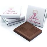Nin Chocolate Nin Gelin Bohçası Çikolatası Dökme Gelinlik Baskılı (170 Adet Napoliten Çikolata) - 1 Adet