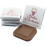 Nin Chocolate Nin Gelin Bohçası Çikolatası Dökme Gelinlik Baskılı (70 Adet Madlen Çikolata) - 1 Adet