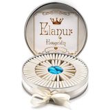 Nin Chocolate Nin Kız Bebek Çikolatası Metal Yuvarlak Kutu Altın Taç Baskılı (80 Adet Napoliten Çikolata) - 1 Adet