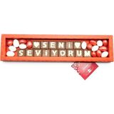 Nin Chocolate Seni Seviyorum Harf Çikolata