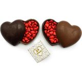 Nin Chocolate Sevgililer Günü Çift Kalp Çikolata - 1 Adet