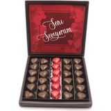 Nin Chocolate Sevgililer Günü Çikolatası Seni Seviyorum Baskılı Çikolata Küçük Kutu - 1 Adet