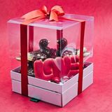 Nin Chocolate Sevgiliye Love Kuş Figürlü Büyük Spesiyal Çikolata Kutu