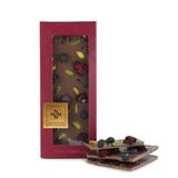 Nin Chocolate Yaban Mersini Frambuaz Antep Fıstığı Çikolata Rüyası Tablet 119 gr Sütlü Çikolata