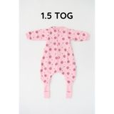 Ninana baby Çilek Desen-Ayaklı Uyku Tulumu 1.5 TOG
