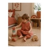 Ninana baby Müslin Ayaklı Uyku Tulumu-Kayısı Turuncusu