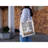 Ninastore Cadılar Bayramı Hayalet Tote Çantası - Şirin Tote Çantalar, Estetik Tote Çanta, Tote Çanta, Tote Çanta, En Iyi Tote Çantalar - Renkli