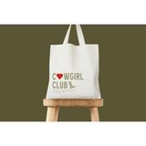 Ninastore Cowgirl Club Tote - Brides Last Rodeo, Kanvas Parti Çantası - Renkli
