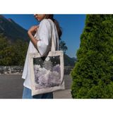 Ninastore Geleneksel Kiraz Çiçeği Tote Çantası - En Iyi Tote Çanta, Şirin Tote Çanta, Estetik Kitap Çantası - Renkli