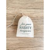 Ninastore Hangover Hediye Çantası: Bekarlığa Veda Partisi Için Nashty Muslin (4x6 Ila 8X10") - Renkli
