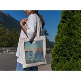 Ninastore Japon Çift Plaj Çantası - Sevimli Tote Çanta, Estetik Tote Çanta, Çift Çantası, Çiftlere Özel Hediye - Renkli