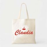 Ninastore Kiraz Tote Çanta: Retro Vintage Görünüm - Pamuklu Kanvas - Renkli