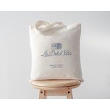 Ninastore Sardalya Desenli Tote Çanta: Italyan Düğün Davetiyesi (Pamuk, Özel Renkler) - Renkli