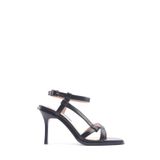 Nine West Alina 4FX Siyah Kadın Topuklu Sandalet