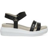 Nine West Ayken 3FX Siyah Kadın Comfort Sandalet