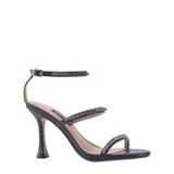 Nine West Brenda 3FX Siyah Kadın Topuklu Sandalet