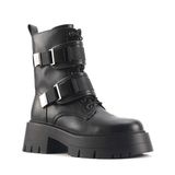NINE WEST CHAD 4PR Kadın Biker Bot, 40 Siyah