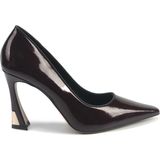 Nine West Diana 5PR Bordo Kadın Klasik Topuklu Ayakkabı