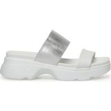 Nine West Gagas 3FX Beyaz Kadın Terlik