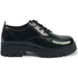 Nine West Gloriann 5PR Siyah Kadın Oxford Ayakkabı