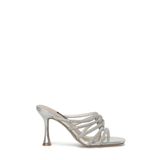 Nine West Grani 4FX Gümüş Kadın Topuklu Terlik