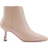 Nine West Henna 3pr Krem Kadın Topuklu Bot - Bej