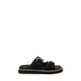 Nine West Herpan2 5FX Siyah Kadın Dolgu Topuk Terlik