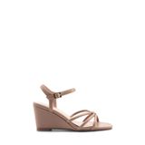 Nine West Jorgia 5FX Bej Kadın Dolgu Topuk Sandalet