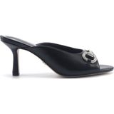 Nine West Lamasta 5FX Siyah Kadın Topuklu Terlik
