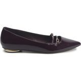 Nine West Leanna 5PR Bordo Kadın Babet