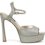 Nine West Legacy3 3FX Altın Topuklu Kadın Sandalet