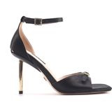 Nine West Linetta 4PR Siyah Kadın Topuklu Sandalet