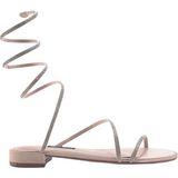 Nine West Logan 3FX Bej Kadın Düz Sandalet
