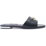 Nine West Majori 5FX Siyah Kadın Düz Terlik