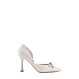 Nine West Mangie 3PR Kırık Beyaz Kadın Topuklu Sandalet