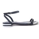 Nine West Maolaine 5FX Siyah Kadın Düz Sandalet