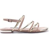 Nine West MARCELA 5FX NUDE Kadın Düz Sandalet - Bej