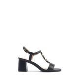Nine West Nacaia 5FX Siyah Kadın Dolgu Topuk Sandalet