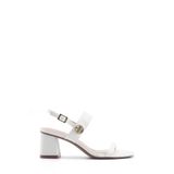 Nine West Nacedia 5FX Beyaz Kadın Dolgu Topuk Sandalet