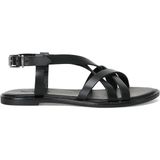 Nine West Odarya Düz Siyah Kadın Sandalet