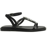 Nine West Ophelı 6fx Siyah Kadın Düz Sandalet
