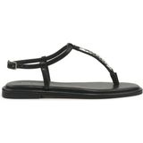 Nine West Orıa 6fx Siyah Kadın Düz Sandalet