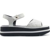 Nine West Orkessa 5FX Beyaz Düz Kadın Sandalet