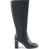 Nine West Ortega 5PR Siyah Kadın Topuklu Çizme