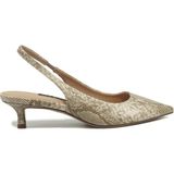 Nine West Pamel 6FX Bej Kadın Klasik Topuklu Ayakkabı